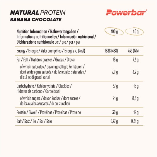 PB NP 18X40g BANANA CHOCLATE -zdjęcie numer 2