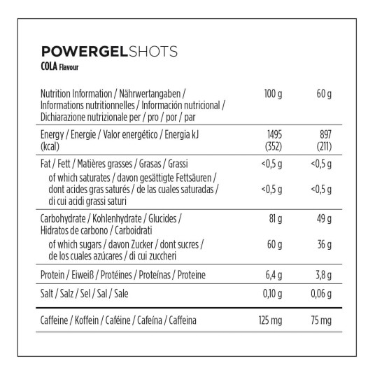 PB PowerGel SHOTS 24X60G COLA+C -zdjęcie numer 3