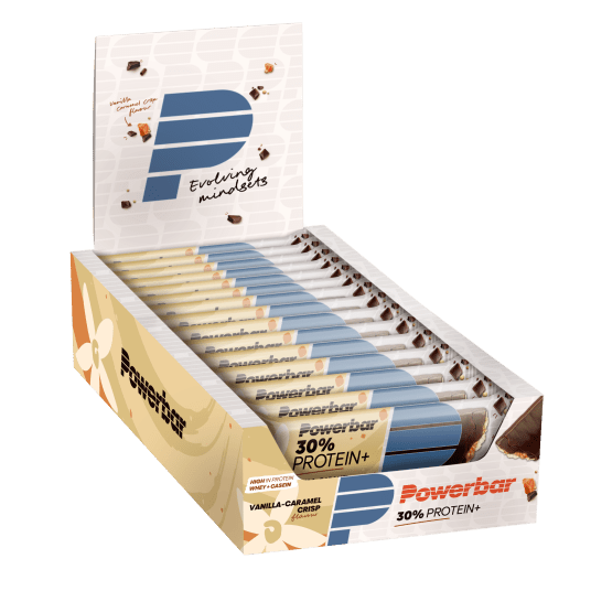 PB Protein+ 30% 15X55g CARAMEL-Vanilla-CRISP -zdjęcie numer 1