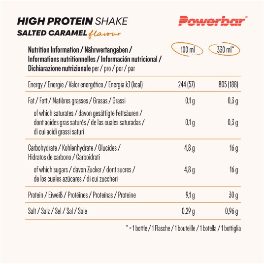 PB PROTEIN SHAKE 12X300ml SALTED CARAMEL -zdjęcie numer 2