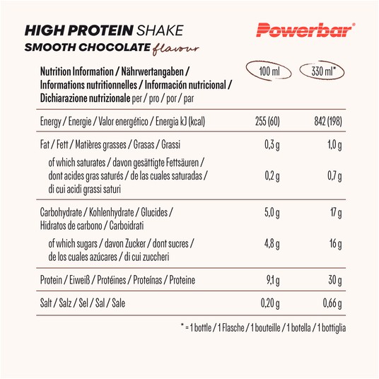 PB PROTEIN SHAKE 12X300ml SMOOTH CHOCLATE -zdjęcie numer 2