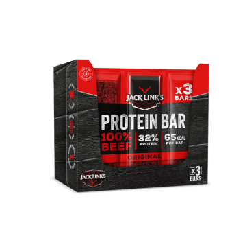 3x pak Jack Links Proteinf Bar Original 10x3x22,5