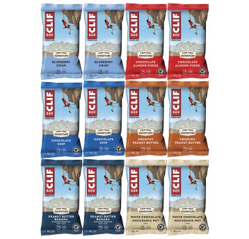CLIF Bar 12x68g Variety Pack 6 Flavours