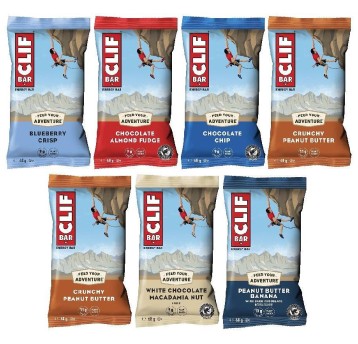 CLIF Bar 7x68g Variety Pack 6 Flavours
