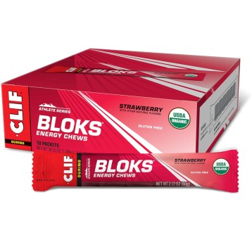 CLIF ENERGY CHEWS 18x60g STRAWBERRY