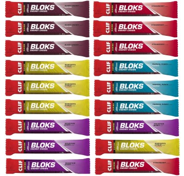 CLIF Energy Chews 18x60g Variety Pack 5 Flav