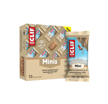 CLIF MINIS 10x28g WHITE CHOCOLATE MACADAMIA NUT