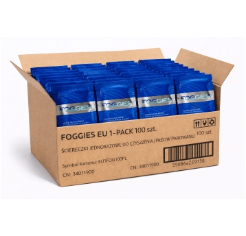 FOGGIES 100-PACK FOGGIES - ŚCIERECZKA JEDNORAZOWA