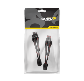 Lock Shoelaces BLACK/RED