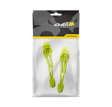 Lock Shoelaces LIME/BLACK