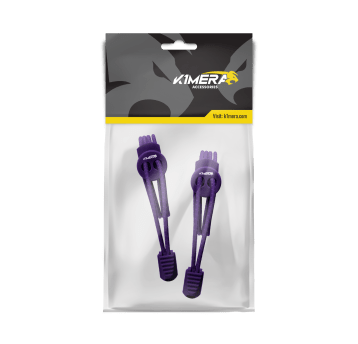 Lock Shoelaces PURPLE/WHITE