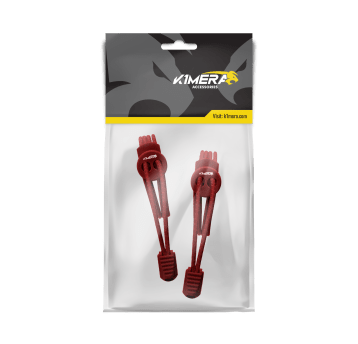 Lock Shoelaces RED/WHITE