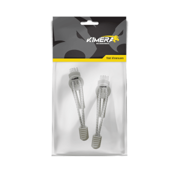 Lock Shoelaces WHITE/BLACK