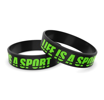 Opaska silikonowa 06 LIFE IS A SPORT