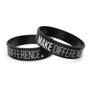Opaska silikonowa 07 MAKE DIFFERENCE