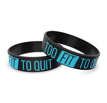 Opaska silikonowa 18 TOO FIT TO QUIT
