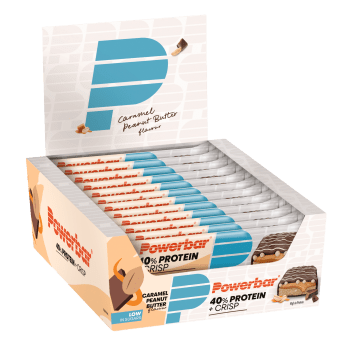PB Protein+ 40% CRISP 12X40g CARAMEL PEANUT BUTTE