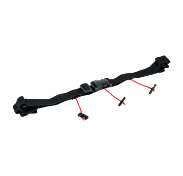Race belt 3 PINS, 8 HOLDERS, Czarny