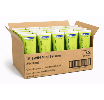 TRISWIM Mini Balsam z magnezem Brzoskwinia 24x90ml