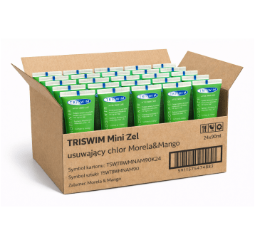TRISWIM Mini Żel usuwa. chlor Morela&Mango 24x90m