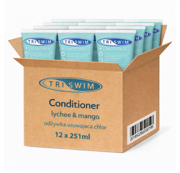 TRISWIM Odżywka usuwa chlor Liczi&Mango 12x250ml