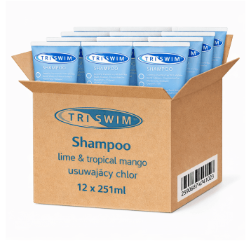 TRISWIM Szamp usuwający chlor Lime&Mango 12x251ml